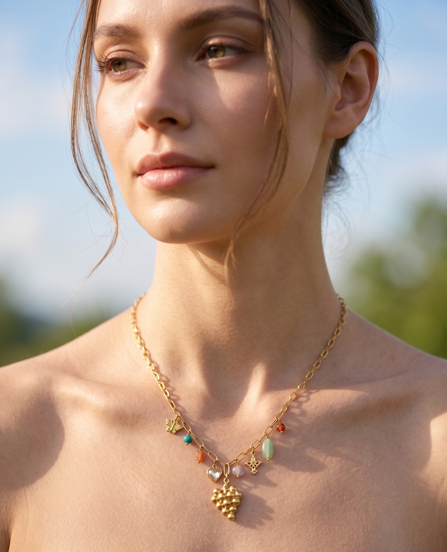 The Tuscan Harvest Charm Necklace