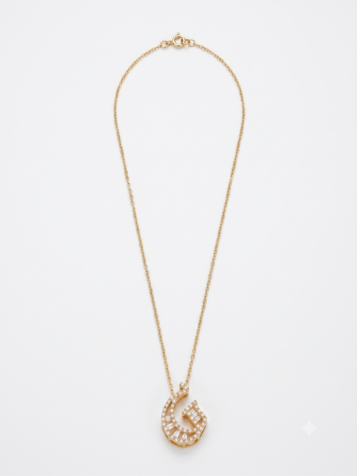 The Deco Baguette Crystal Pendant