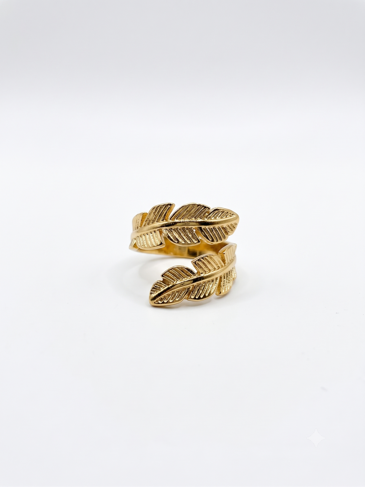 The Sylva Leaf Wrap Ring