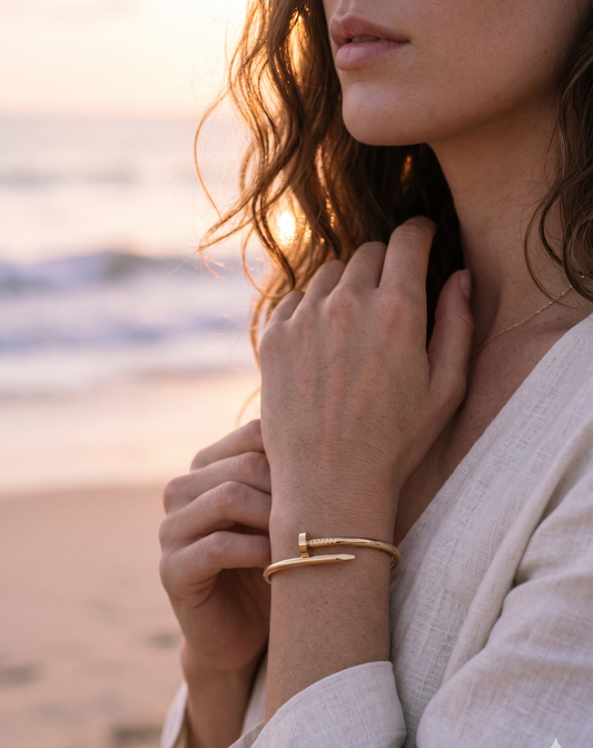 The Rebel Nail Wrap Bracelet