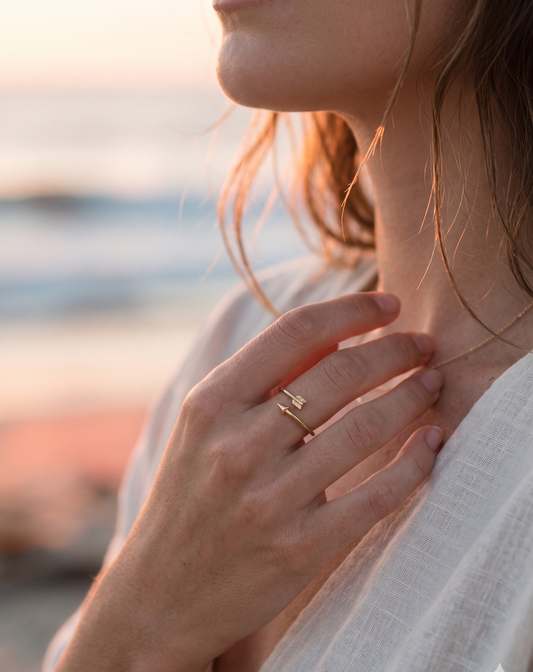 The Archer Arrow Wrap Ring