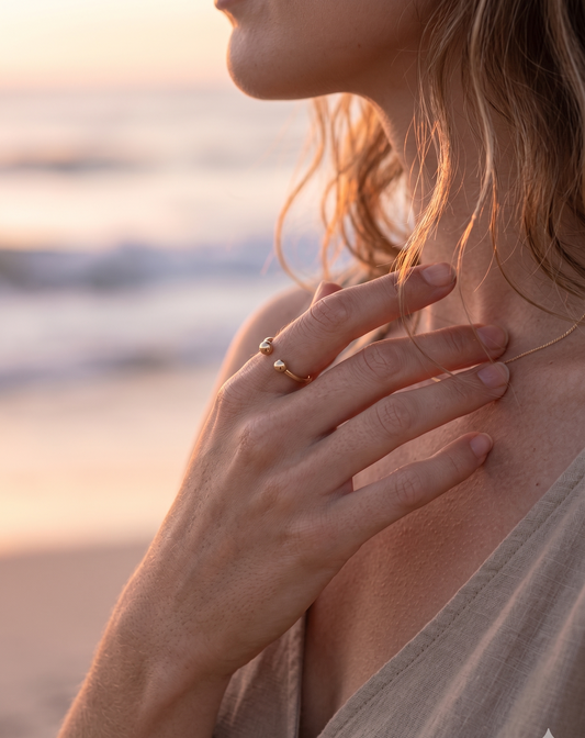 The Dual Sphere Open Ring