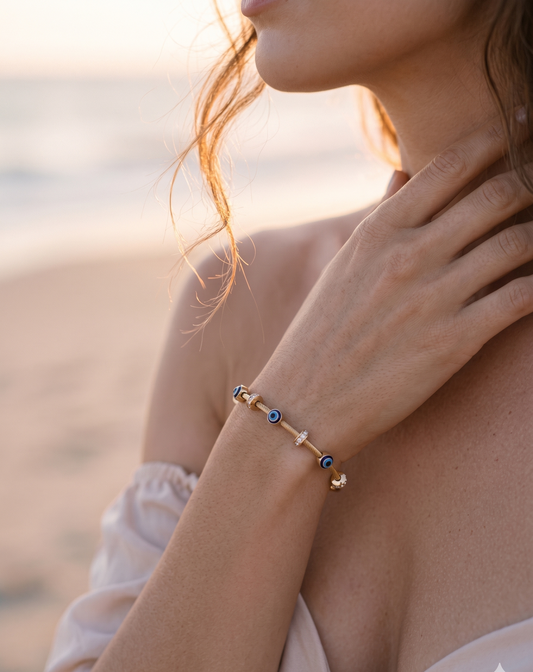 The Pavé Screw Motif Bangle