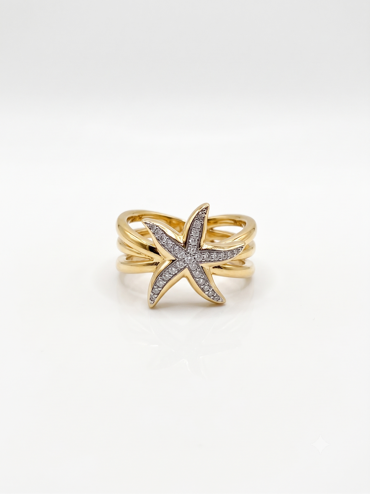The Oceana Pavé Starfish Ring