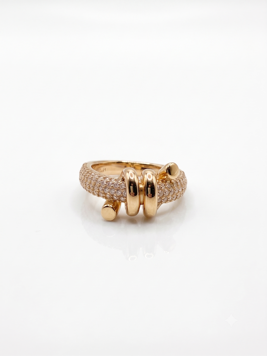 The Luminous Pave Wrap Ring