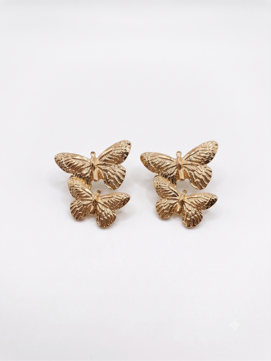The Mariposa Double Butterfly Earrings