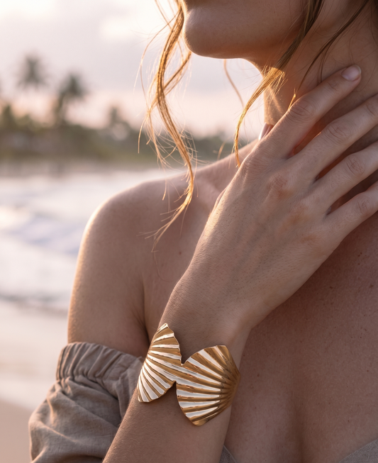 The Coastal Scallop Shell Cuff