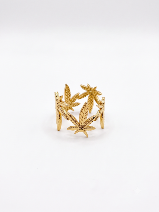 The Sylvan Botanical Crown Ring