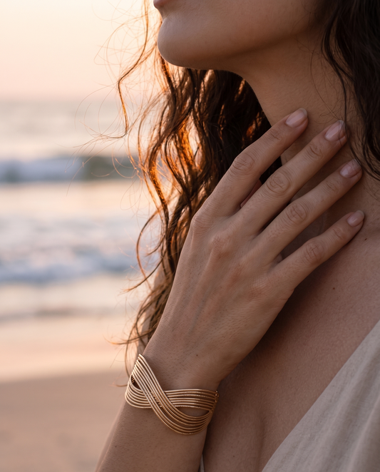 The Infinite Waves Multi-Strand Cuff