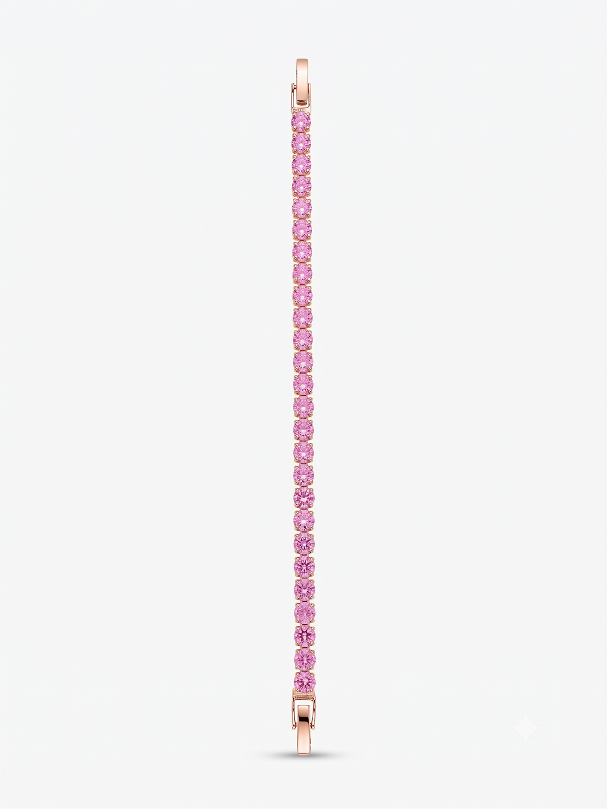 The Penelope Pink Crystal Tennis Bracelet
