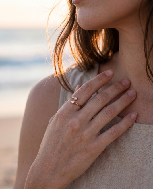 The Cupid Arrow Wrap Ring